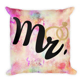 Mr. and Rings Husband Couple Pillow Cushion, Pillows, $ 78.00, A Moment Of Now™